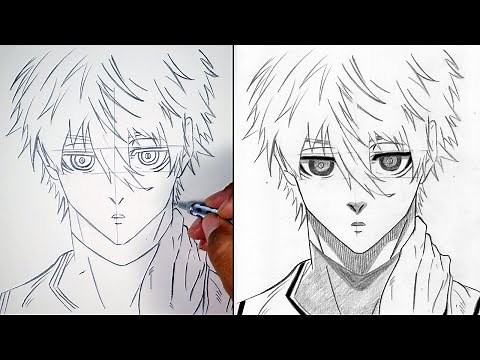 How to Draw Seishiro Nagi - Blue Lock | Easy Drawing (Step by Step)