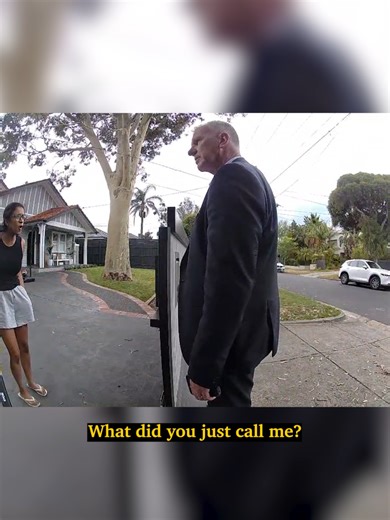 A veteran real estate agent has hurled insults at a young mum in a row over a leaf blower outside a Cheltenham home inspection. #victoria #australia #melbourne #rent #renting #home