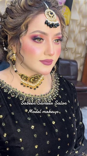Model Makeup Transformation at Sabeen Sameer Salon