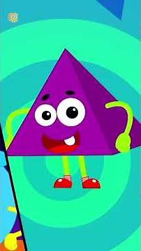 Learn Shapes in Hindi, मजेदार शेप्स सीखें, Nursery Rhymes #shorts #learning #kidsvideo #trending #yt
