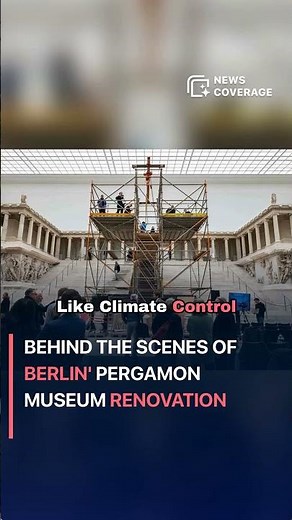 Behind the scenes of Berlin's Pergamon Museum renovation #worldnews #news