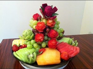 How to Make a Fruit Platter for a Party or Gift #1 - DIY - Grandma's Recipe