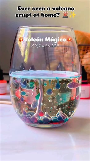 Crafters Vibe on Instagram: "Turn your home into a mini science lab with this DIY Volcano Magic 🌋✨ Watch your volcano erupt with colors, bubbles, and pure fun — perfect for kids and adults alike! 🧪💥 🧠 What You’ll Need: Baking soda 🧂 Vinegar 🍋 Dish soap 🫧 Red/orange food color 🎨 A small plastic bottle or cup 🧴 Clay, sand, or paper mache (to shape your volcano) 🪨 🪄 How to Make It: 1️⃣ Shape your volcano using clay or sand around the bottle. 2️⃣ Add baking soda and a few drops of dish so