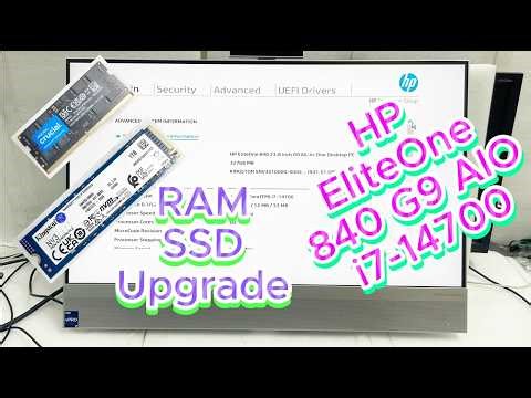 HP EliteOne 840 G9 AIO i7-14700 RAM & SSD Upgrade | HP EliteOne 840 G9 Disassembly Guide