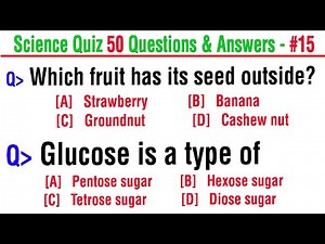 50 BIOLOGY Science GK Quiz Questions and Answers | Science Trivia Quiz | Science GK | Part-15
