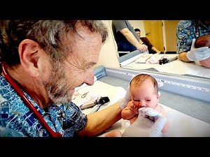 6 DAY OLD NEWBORN CHECK UP (Cute Baby Alert) | Dr. Paul