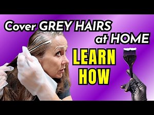 Colour Grey Hair at Home with Box Dye (Hairdresser Tips)