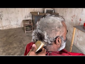 Full Clean Head Shave with Machine | Satisfying Barber Transformation