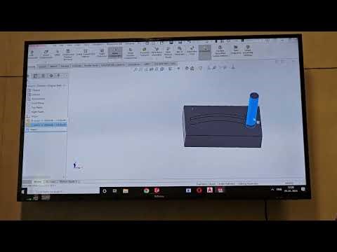 Slot mate assemble in #solidworks