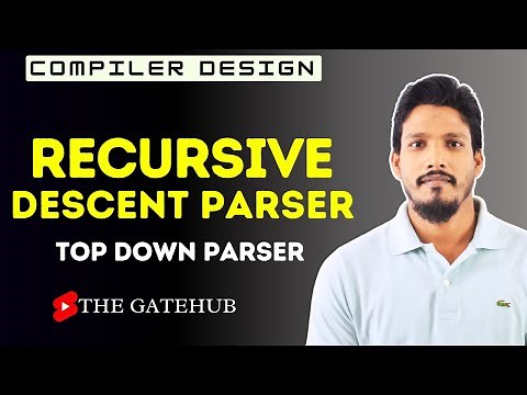 Recursive Descent Parser with solved example | Compiler Design