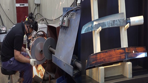 Process Of Crafting Large Swords With Precision