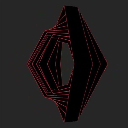 Rotating hexagon. #openframeworks #programming #creativecoding