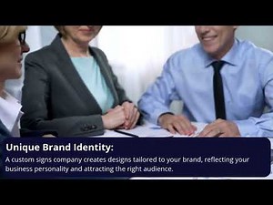 Why Choose a Custom Signs Company for Your Branding Needs