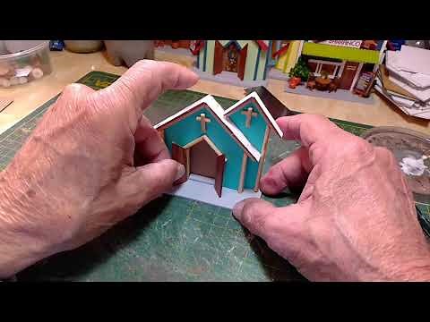 Tutorial #1 Como hacer una iglesia de cartón / How to make a cardboard church