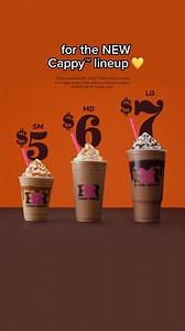 The hottest deal for the chillest bevs 🎃🥶 Try new Cappy™ flavors like Pumpkin Spice, Chocolate Fudge, & Caramel Praline 💛 Order in ahead the BR App. | Baskin-Robbins