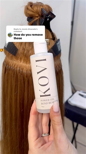 This is how you remove k-tip hair extensions! #hairextensions #ktips #keratinextension #hairtutorial