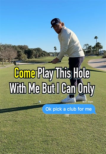 Wife Picks One Club For The Entire Hole!! #golf #challenge @Will Irwin | Golf