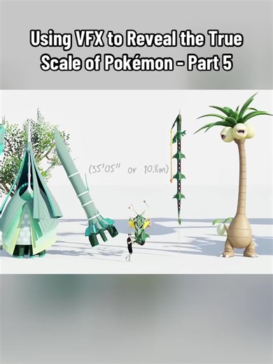 Exploring Pokémon Sizes with VFX - Part 5