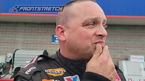 "I had a lot more respect for Connor than that." Hear from Greg Van Alst after getting crashed out of the #ARCA race at Charlotte: | Frontstretch