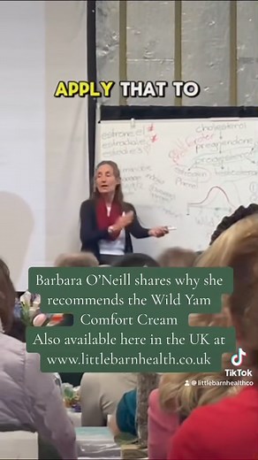 Barbara O’Neill shares why she recommends the Wild Yam Comfort Cream by the lovely Linda, how to apply it, and how it helps us! 💚 Dr John Lee is another fantastic source of knowledge teaching in this area. Blessings to you all as we start a new week 🙏🏻 Available at www.littlebarnhealth.co.uk #hormonebalancing #wildyamcomfortcream #Godmadeherbsforserviceofman #littlebarnhealth #hormonehealth #drjohnlee #formenandwomen #barbaraoneill #wildyamcream #wildyam #comfortcream #barbaraoneillapproved #