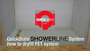 How to Install a Complete Linear Shower Drain - QuickDrain ShowerLine Video | WebstaurantStore