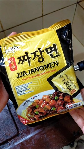Jjajangmen black bean sauce - instant noodles #cooking