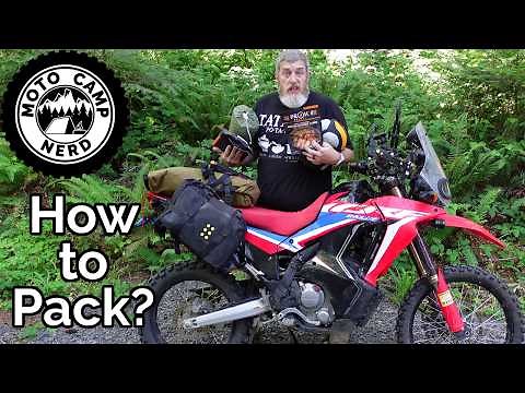 How To Pack Motocamping Gear on Your Motorcycle