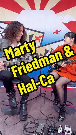 Marty Friedman & Hal-Ca Guitar Duo Performance