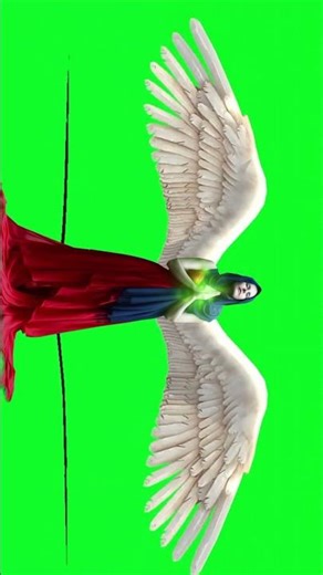 Angel Wings Green Screen | Divine Fantasy Stock Footage | Chroma Key Effect #greenscreen #angel