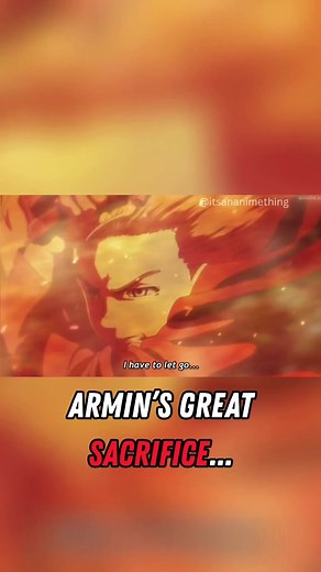 Armin's Sacrifice in Attack on Titan