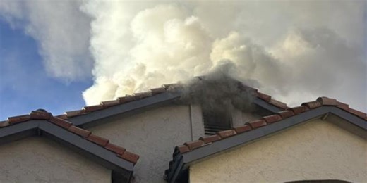 Firefighters battle attic fire at Scottsdale apartment