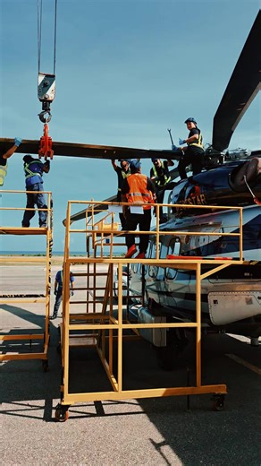 aw189 heavy maintenance #aircraftengineer