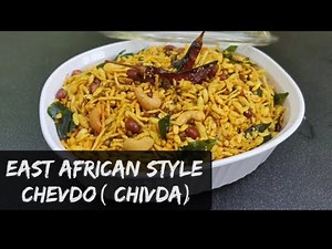 East African Style Gujarati Chevdo - Diwali Special Gujarati Snack / Poha Chivda / Chewdo