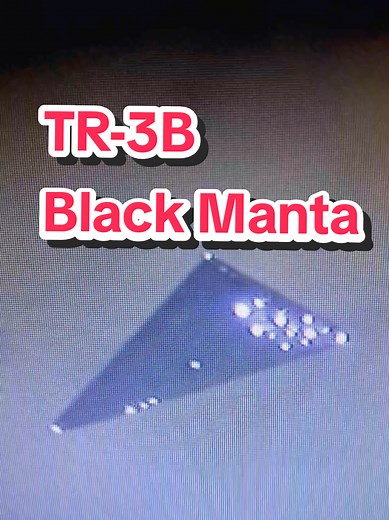 Exploring the TR-3B Black Manta UFO