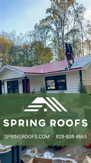 There’s nothing quite like watching a metal roof come together. This Bright Red DuraLock™ 100 standing seam system delivers the perfect mix of bold color, lasting strength, and clean, seamless lines. Every panel locked in place with precision. Every detail built to last. That’s roofing done right. 👉 Upgrade your home with a roof designed to last. 📍 Serving Asheville, Arden, Hendersonville, Waynesville, Brevard, Black Mountain & across WNC. Screw it. Go Metal. 🤘 Call us at 828-808-4665 | 🌐 sp