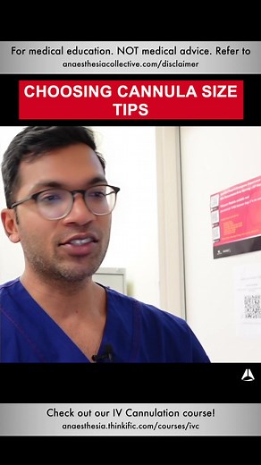 Choosing the Best Cannula Size for Anesthesia Procedures