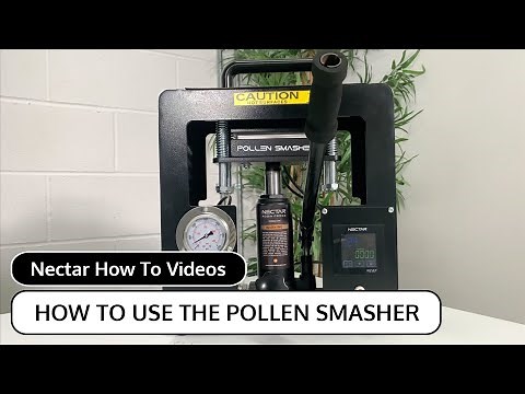 Rosin Press Tutorial | How to Use the Nectar Pollen Smasher Rosin Press Machine