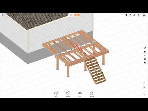 Deck Structure & Joist Settings Explained | Red X Decks App Tutorial – Beams, Posts & Blueprints