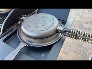 LIVE Waffle Iron Tutorial: Appalachian Cast Iron