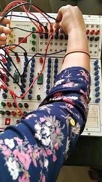 ADE Lab sessions| Experiment No. 7|Code converter| 7b) Gray code to Binary code coverter