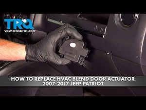 How to Replace HVAC Blend Door Actuator 2007-2017 Jeep Patriot