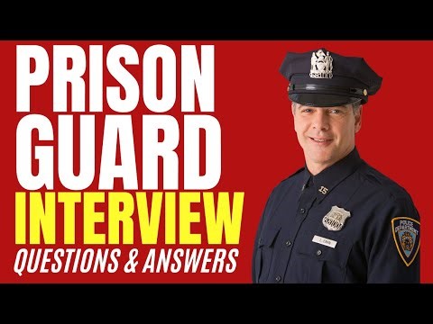 Top 30 Prison Guard Interview Questions & Answers How to Pass the Interview