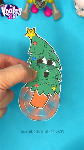 I Made a RUNNING Christmas Tree in 5 Seconds and It's AMAZING | DIY Kids Crafts #sprunki