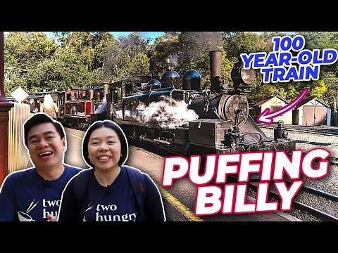 PUFFING BILLY RAILWAY | Iconic century-old steam train ride in Melbourne, Australia