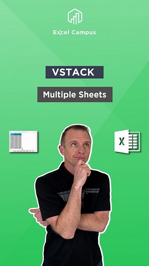 4K views · 80 reactions |  Did you know? Excel allows you to effortlessly combine data from multiple sheets using the vertical stack method.  #Excel #ExcelTips #DataAnalysis #VerticalStacking #ProductivityHacks #ExcelFunctions #EfficiencyBoost | Excel Campus | Facebook