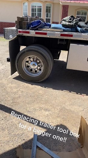 Replacing the Tool Box on My Truck Trailer