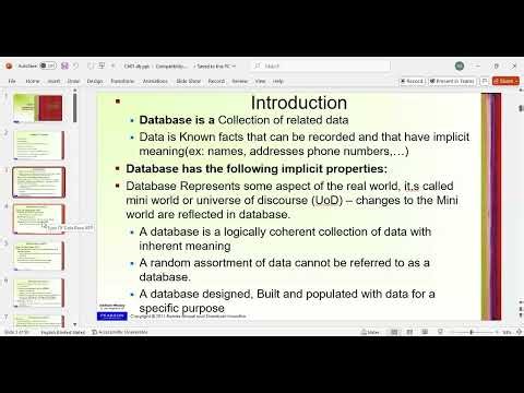 Database lecture 1- databases and database users