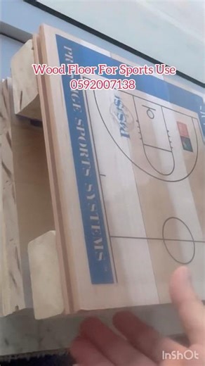 Wood floor for sports use in squash courts and multipurpose courts approved FIBA in Saudi Arabia
