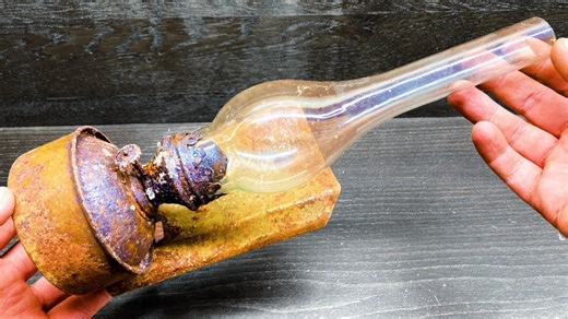 Abandoned oil lamp restored, Restoration | OYA Crafts