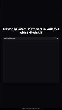 Lateral Movement in Windows Environments via Evil-WinRM